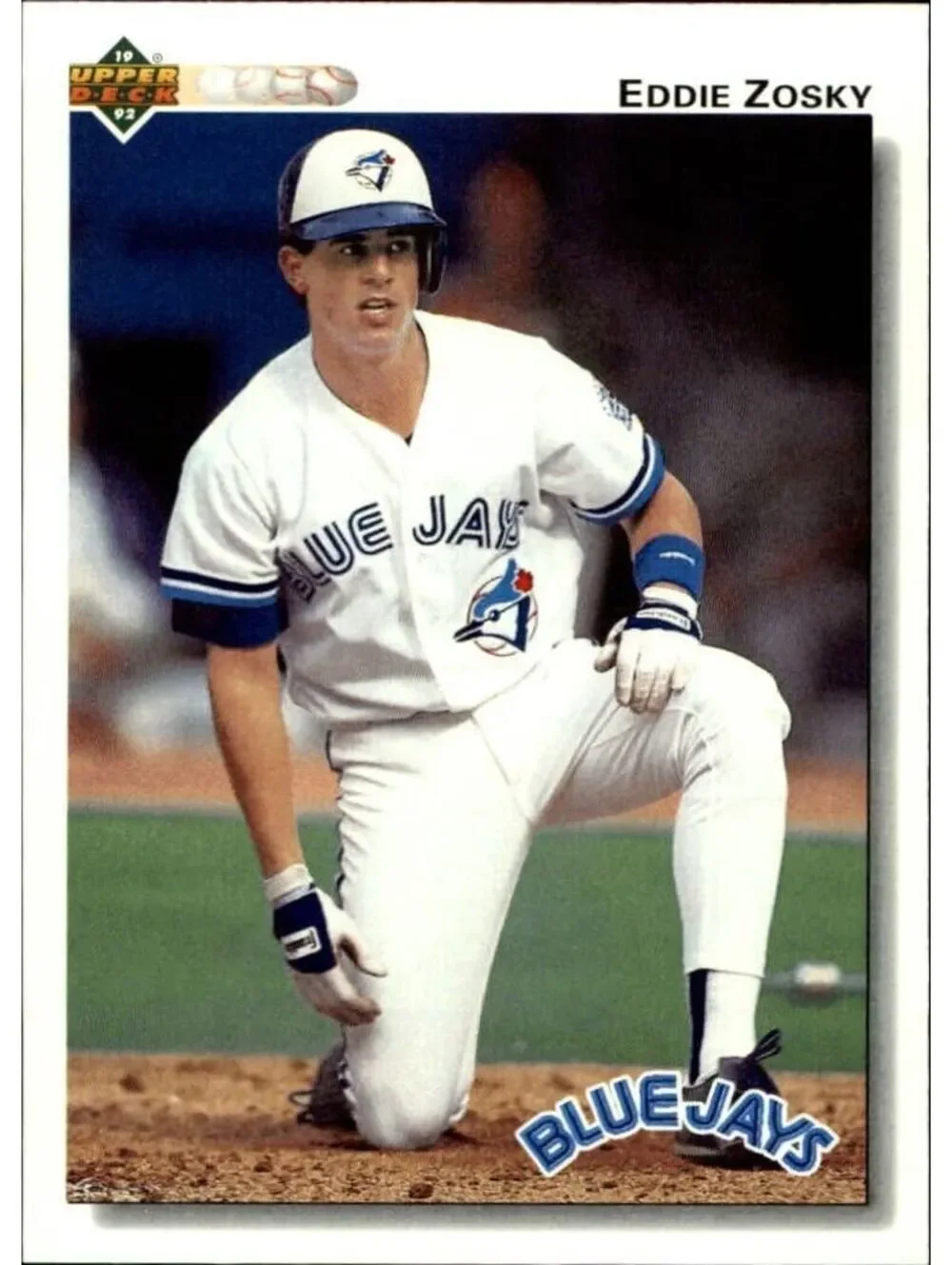 Eddie Zosky 1992 Upper Deck MLB #544 Baseball Card Toronto Blue Jays